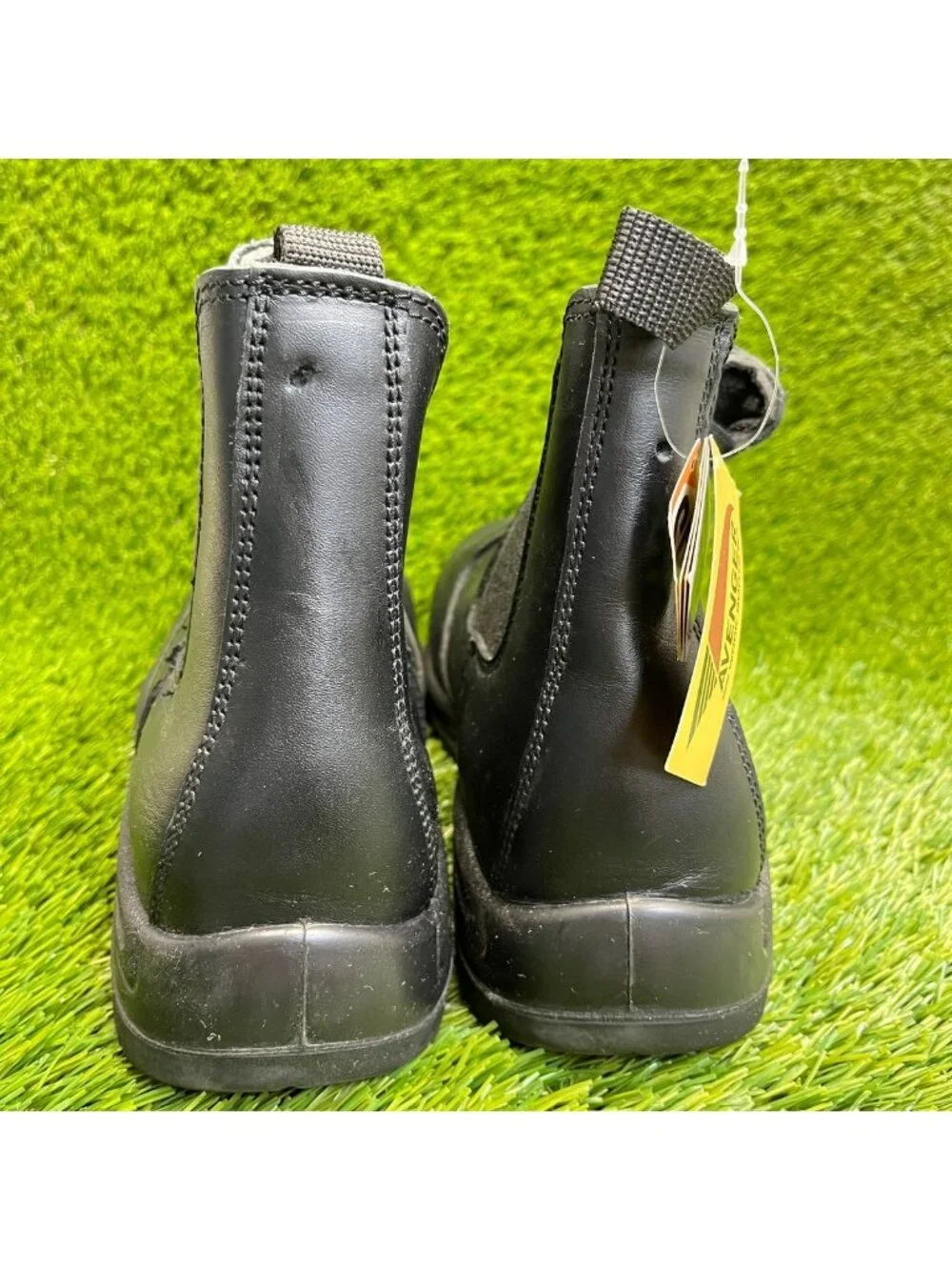 Avenger Foreman Mens Size 10.5E Black Composite Safety Toe Chelsea Work Boots